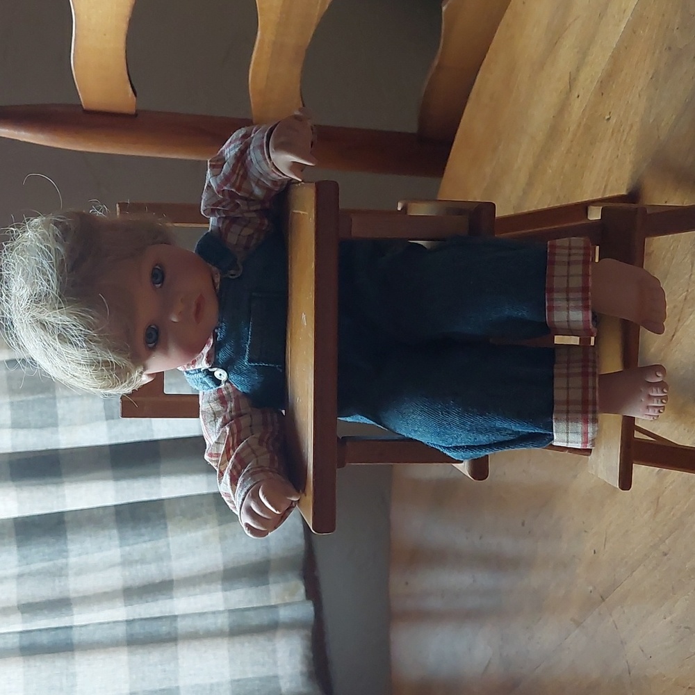Doll and chair